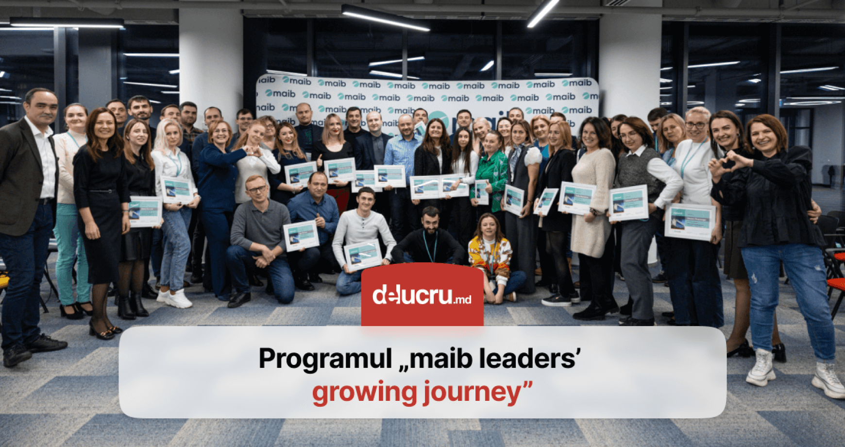 Inspirăm liderii: 43 de manageri maib au absolvit programul „maib leaders’ growing journey